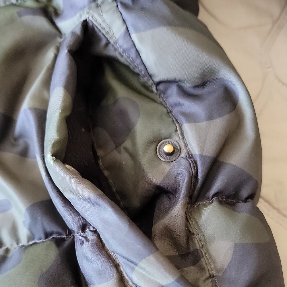 S13 Kids Camouflage Puffer Jacket- READ